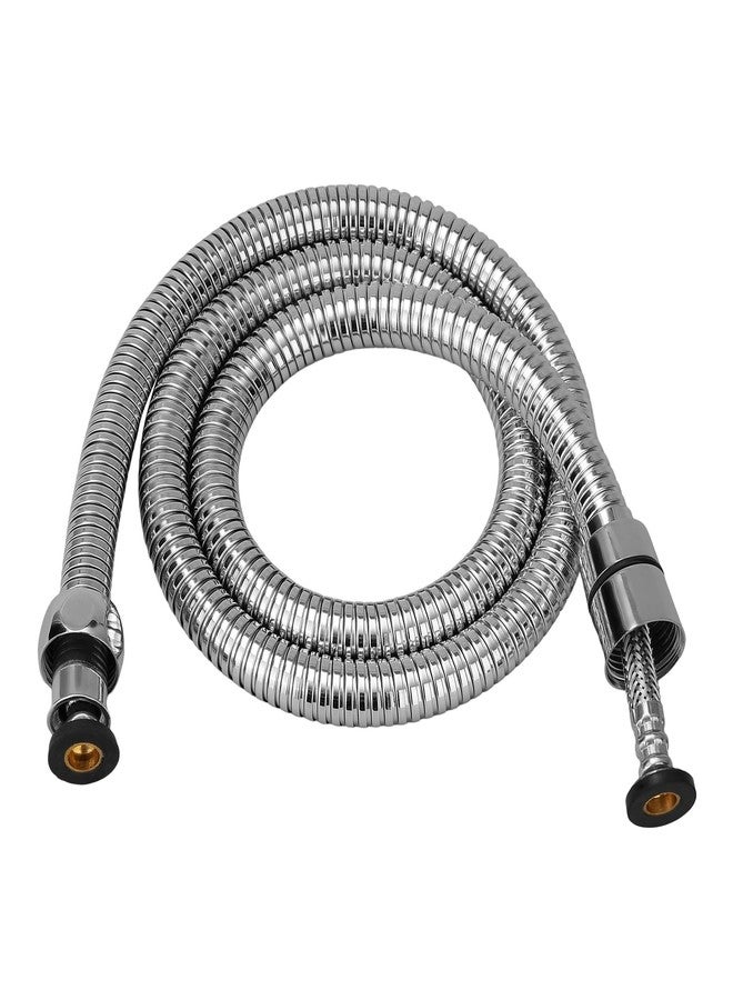 Orvos Shower hose pull out heavy duty, Premium 304 Stainless Steel for both outer hose and braiding of inner tube, 1 meter, for hand showers and health faucets in high end luxury bathrooms - Image 1
